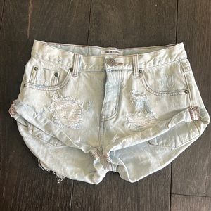 One Tea Spoon Denim Short Short